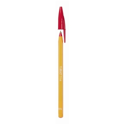 Bic Orange Ball Pen Red [Pack 20]
